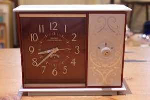 Vintage Seiko Corona Melodia Alarm Clock - KATRINA GALLERIES